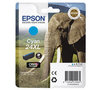 T243240 Tinte cyan zu Epson 24 XL Elefant